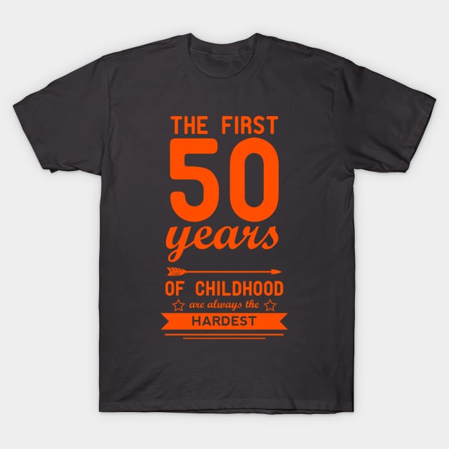 50 years T-Shirt by Litho